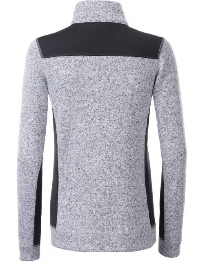 Jachetă de lucru tricotată din fleece pentru femei-groasa